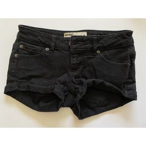 Garage Black Jean Shorts (Stretch) - Womens Size 00